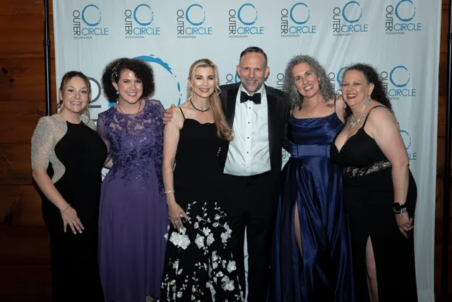 Outer Circle Foundation founders and volunteers at the 2025 Outer Circle Foundation gala