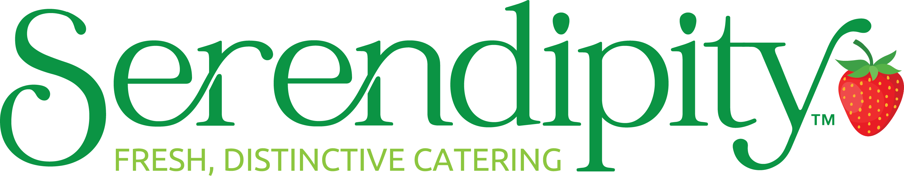 Serendipity Fresh, Distinctive Catering logo